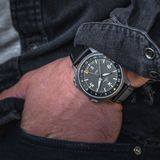 Laco Pilot Frankfurt GMT Schwarz Gray image 4 thumbnail