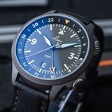 Laco Pilot Frankfurt GMT Schwarz Gray image 2 thumbnail