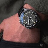 Laco Pilot Frankfurt GMT Schwarz Gray image 5 thumbnail