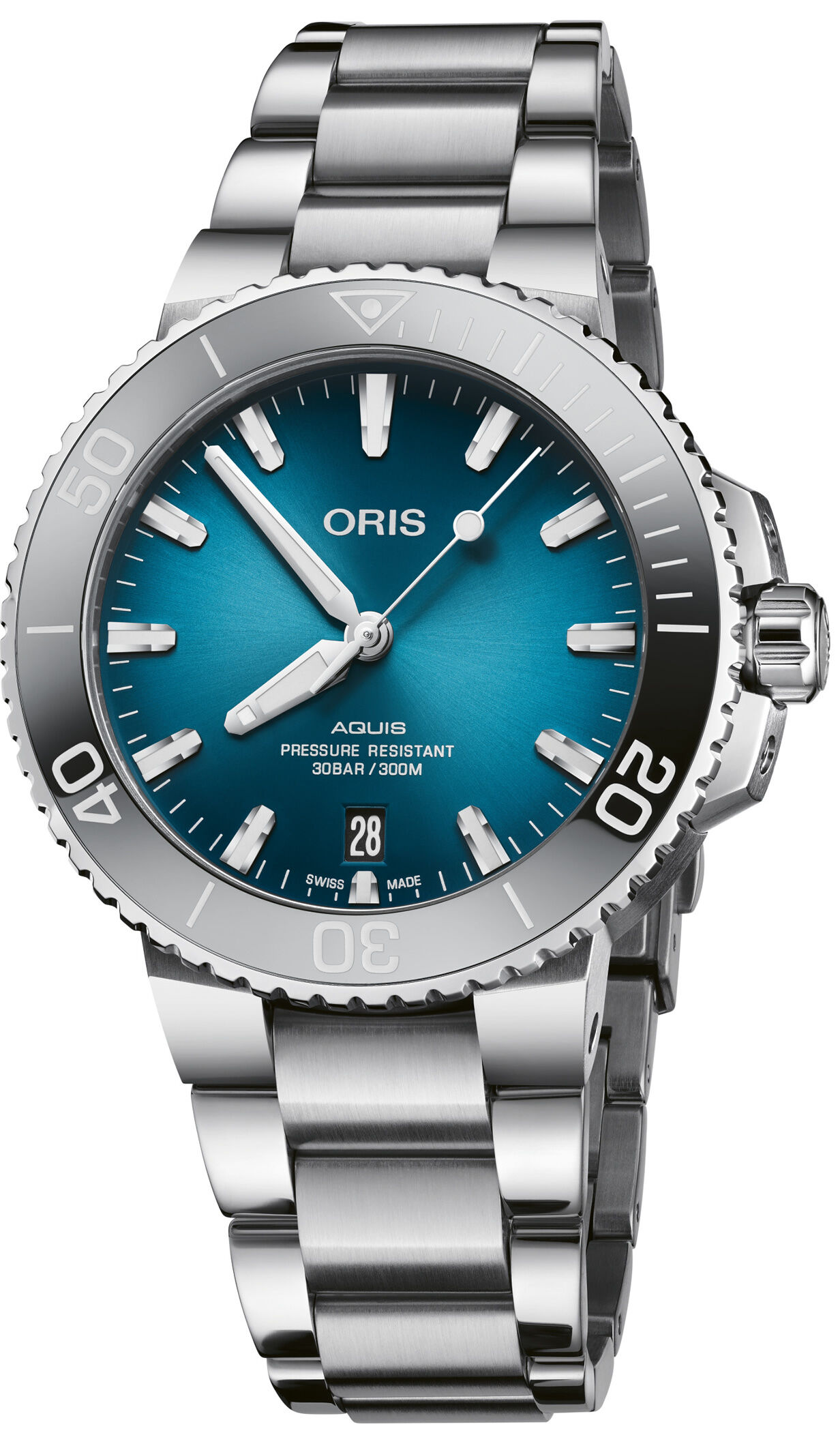Oris Aquis Date Oceanic Blue 39.5mm