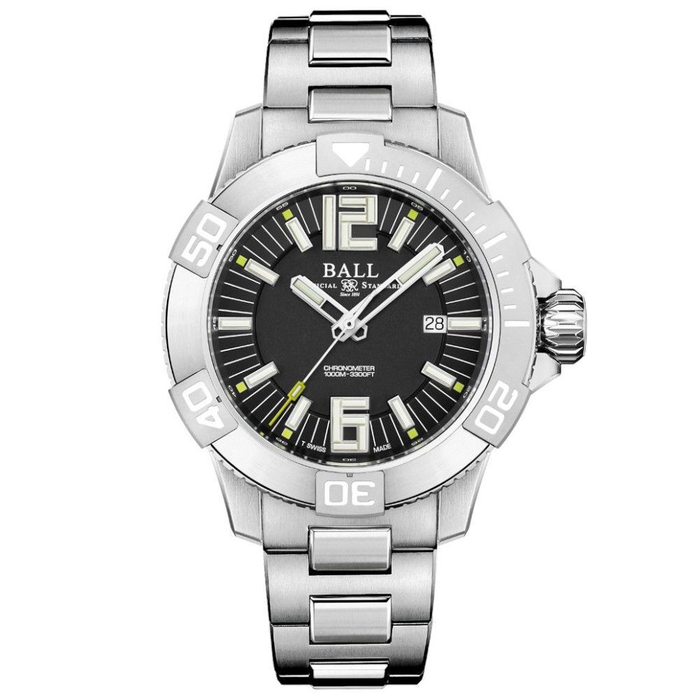 Ball Engineer Hydrocarbon DeepQUEST Black Dial on Bracelet DM3002A-SC-BK