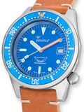 Squale 1521 Classic Blue Sand Blasted on Strap image 3 thumbnail