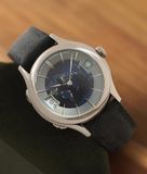 Laurent Ferrier Classic Traveller Globe Night Blue White Gold Champlevé Blue Enamel Centre image 2 thumbnail