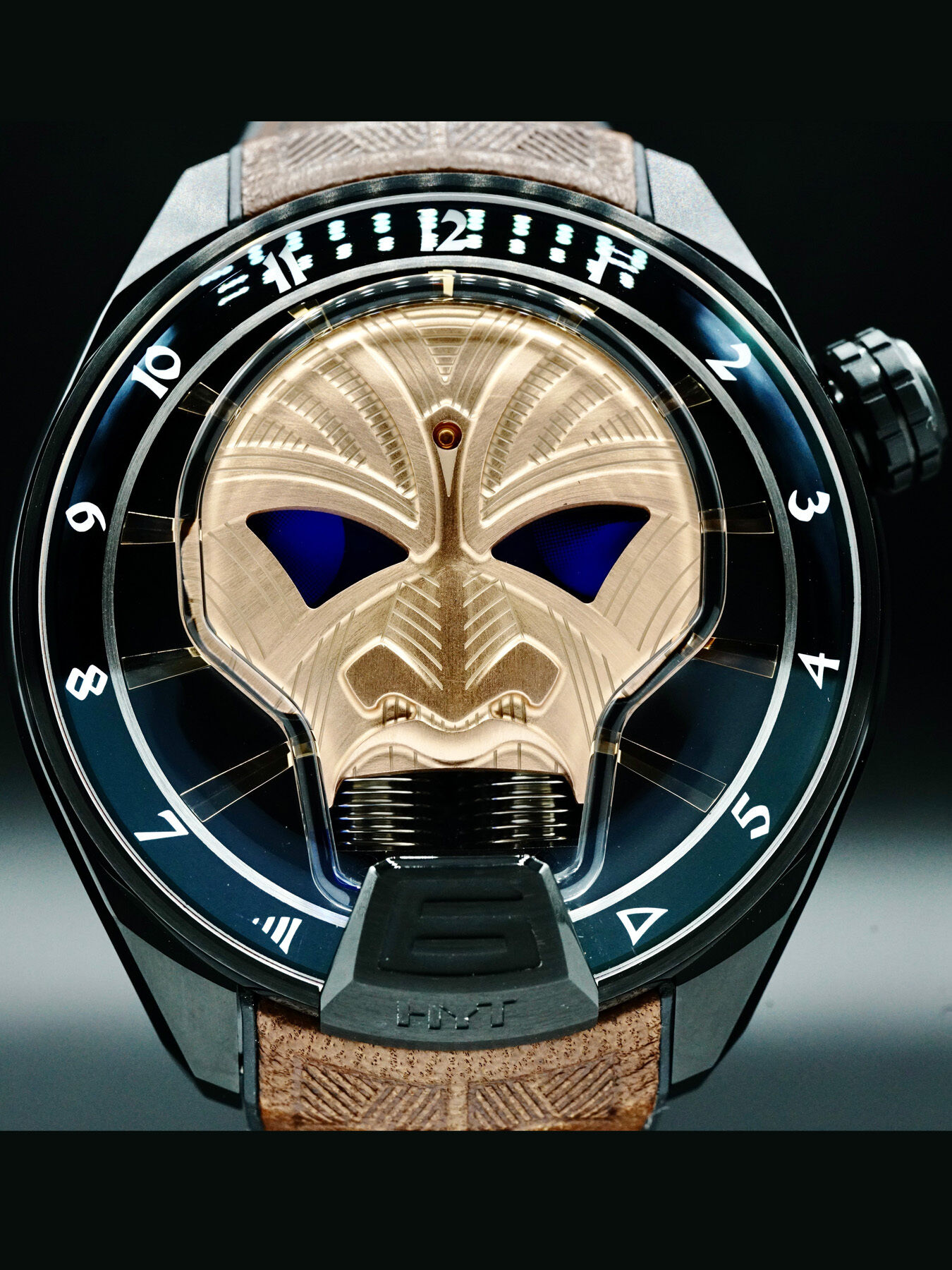 HYT Skull Bronze Rich Time 151-TD-81-BF-RA