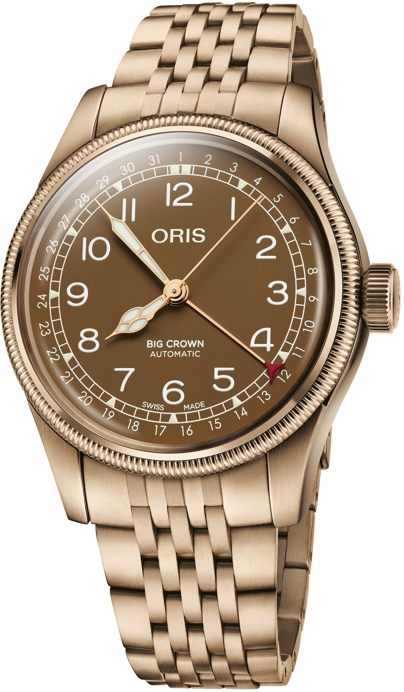 Oris Big Crown Bronze Pointer Date Brown Dial