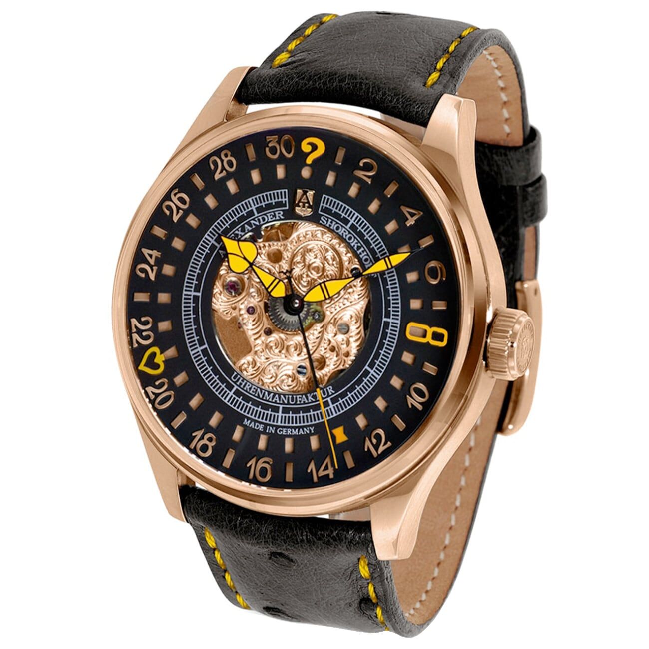 Alexander Shorokhoff Lucky 8 Gold Plated AS.V3-02-GY