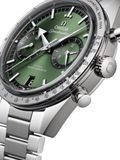 Omega Speedmaster 57 Coaxial Chronometer Chronograph Green Dial 40.5mm on Bracelet image 2 thumbnail
