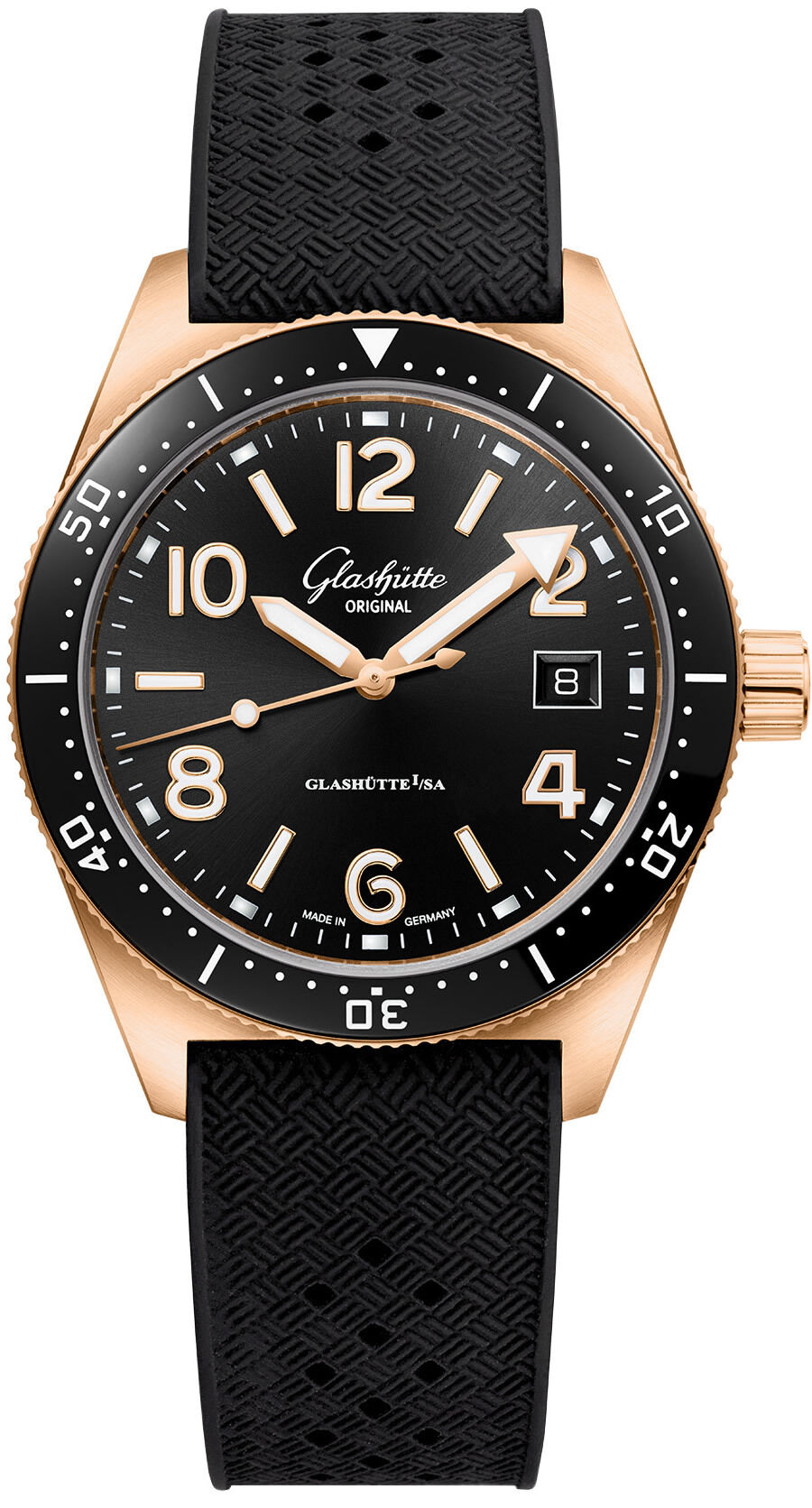 Glashütte Original SeaQ Red Gold 39mm 1-39-11-17-91-33