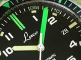 Laco Squad Amazonas 39 on Black Rubber Strap image 1 thumbnail