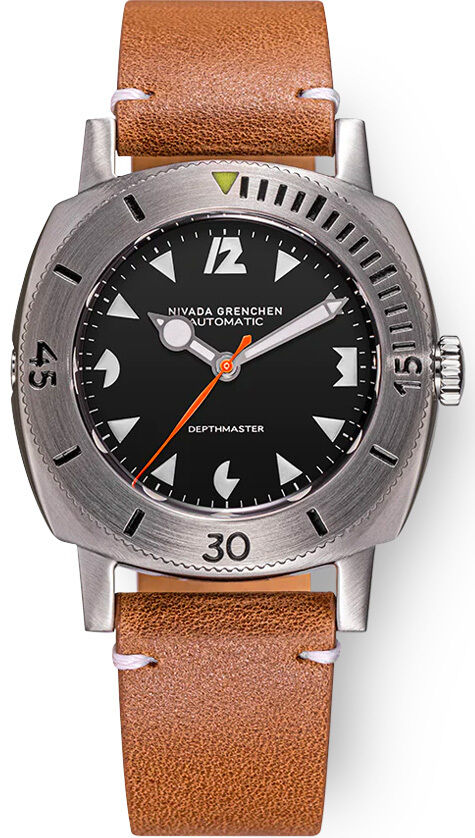 Nivada Grenchen Depthmaster White Pacman 14102A02