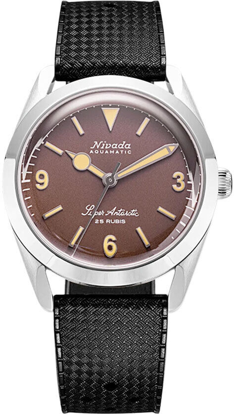 Nivada Grenchen Super Antarctic 3.6.9 Brown No Vintage Effect Beige Luminous 32041A01