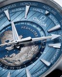 Omega 220.10.43.22.03.002 Seamaster Aqua Terra 150M Worldtimer Summer Blue on Bracelet image 2 thumbnail
