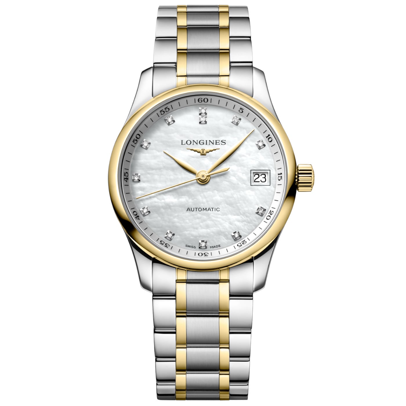 Longines Master Collection White Mother-of-pearl Dial on Bracelet L2.357.5.87.7