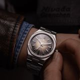 Nivada Grenchen 68002A77 F77 Smoked Dial No Date image 5 thumbnail