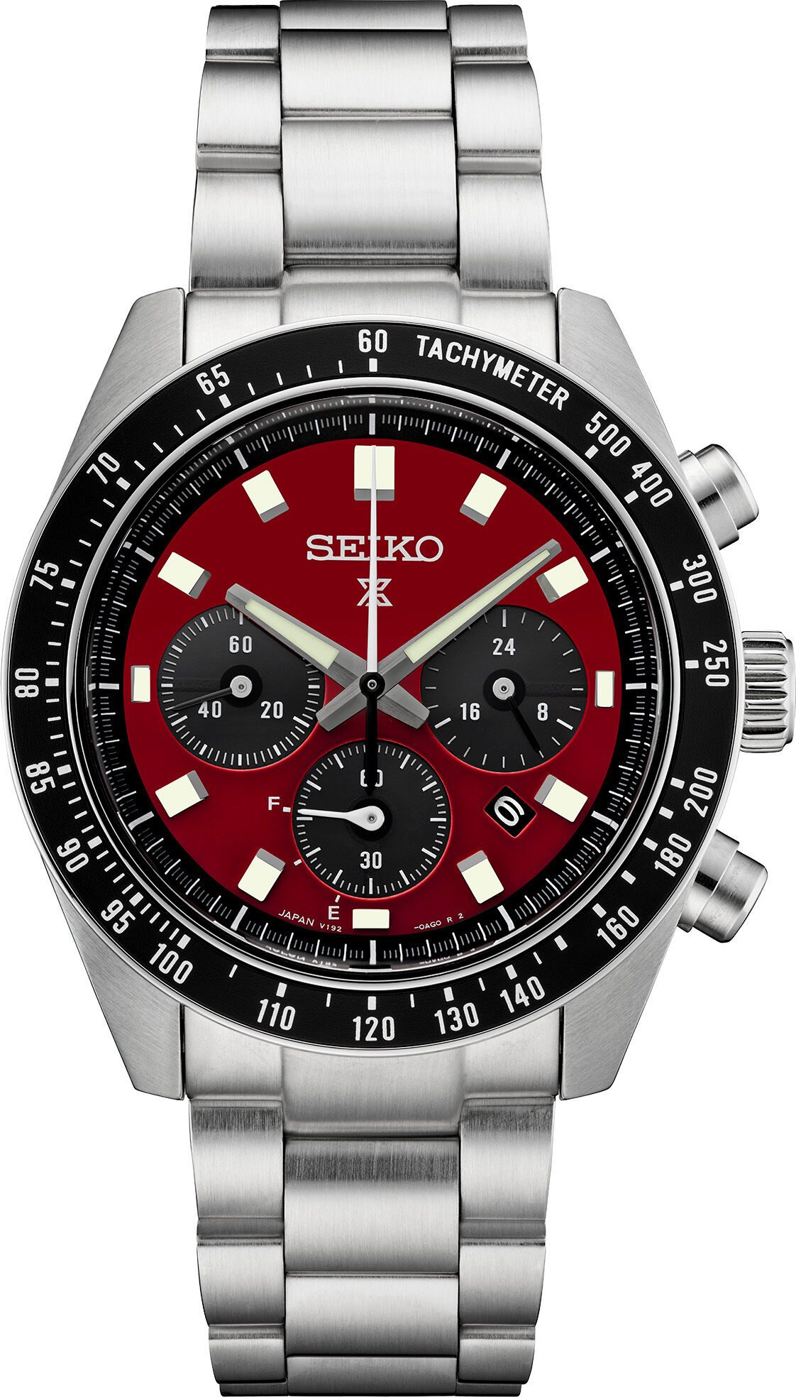 Seiko Prospex SSC927 Speedtimer Solar Chronograph Red Dial