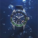 Bremont Supermarine S302 Blue Green on Rubber Strap image 4 thumbnail