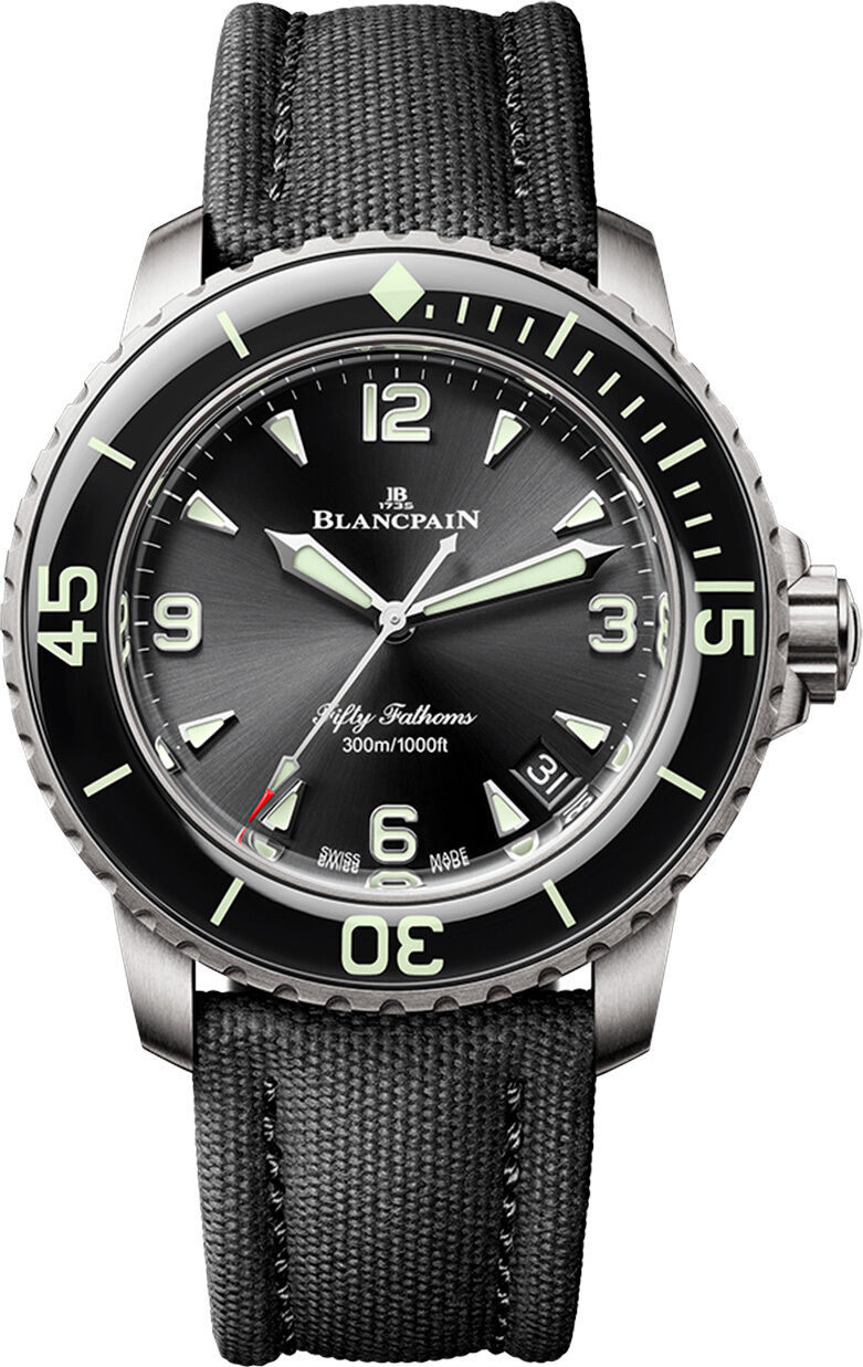 Blancpain 5010 12B30 B52A Fifty Fathoms Automatic 42mm Black Dial