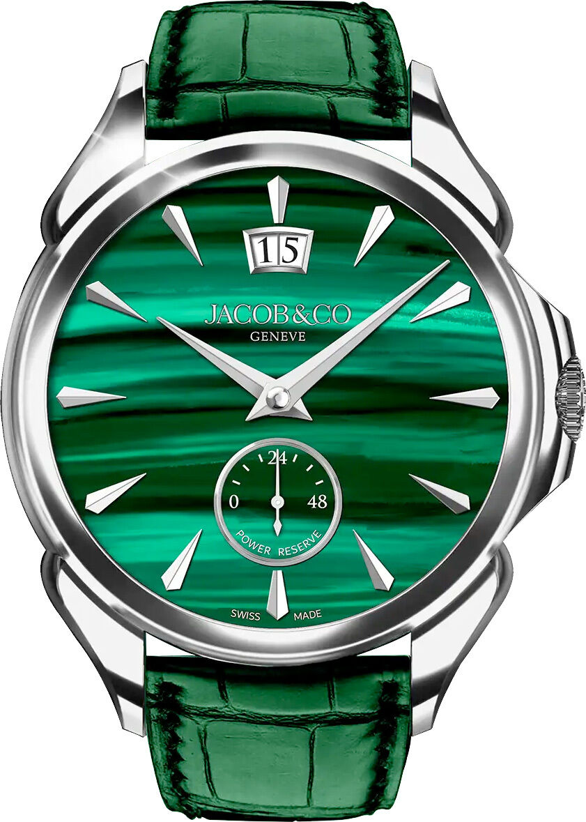 Jacob & Co. Palatial Classic Malachite on Strap PC400.10.AA.AC.ABALA