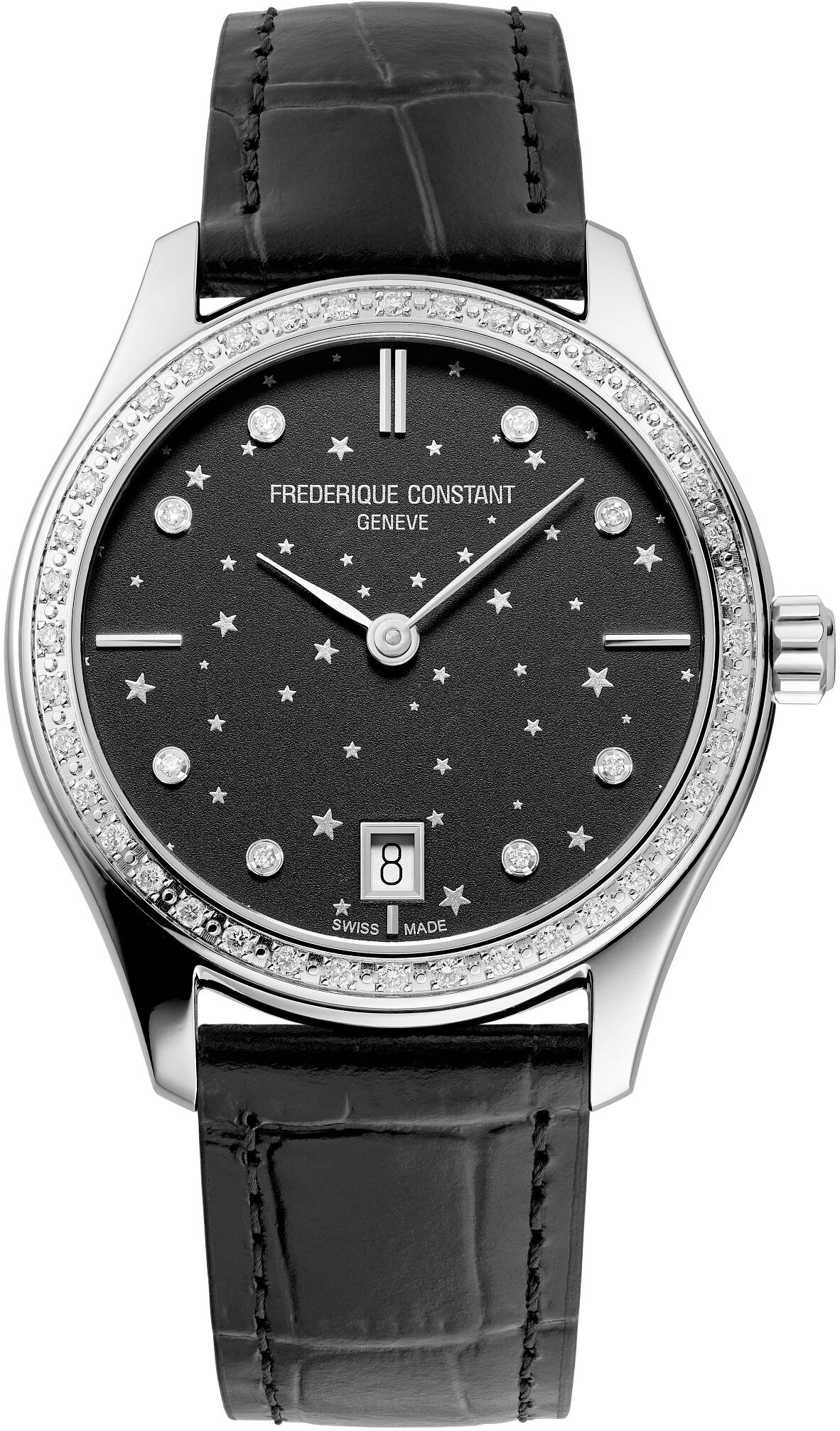 Frederique Constant FC-220BSD3BD6 Classics Quartz Lady Quartz Black Dial