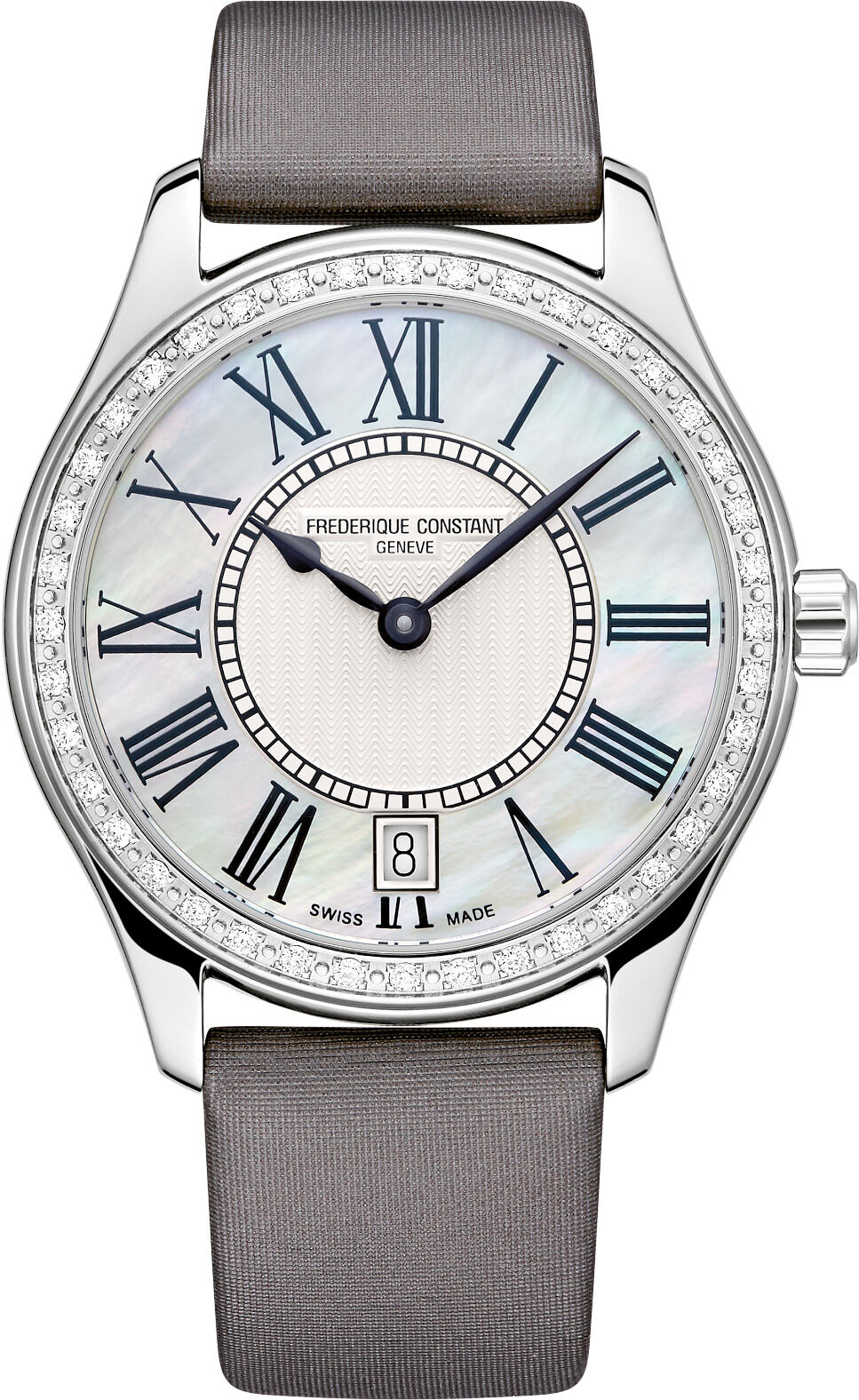 Frederique Constant FC-220MPW3BD26-GR Classics Quartz Ladies White Dial