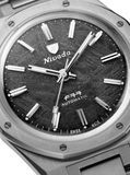 Nivada Grenchen 68016A77 F77 Stainless Steel Meteorite image 3 thumbnail