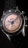 Nivada Grenchen 87043Q10 Chronoking Salmon Dial on Strap image 5 thumbnail