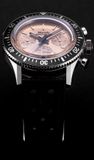 Nivada Grenchen 87043Q10 Chronoking Salmon Dial on Strap image 6 thumbnail