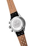 Nivada Grenchen 87043Q10 Chronoking Salmon Dial on Strap image 4 thumbnail
