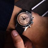 Nivada Grenchen 87043Q10 Chronoking Salmon Dial on Strap image 9 thumbnail