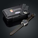 Squale 1521 Marina Militare Steel Black on Strap 1521MARINA.MIBK image 5 thumbnail