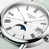 Longines L4.330.4.11.0 Elegant Collection Moonphase White Dial on Strap image 4 thumbnail