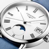 Longines L4.330.4.11.2 Elegant Collection Moonphase White Dial on Strap image 4 thumbnail