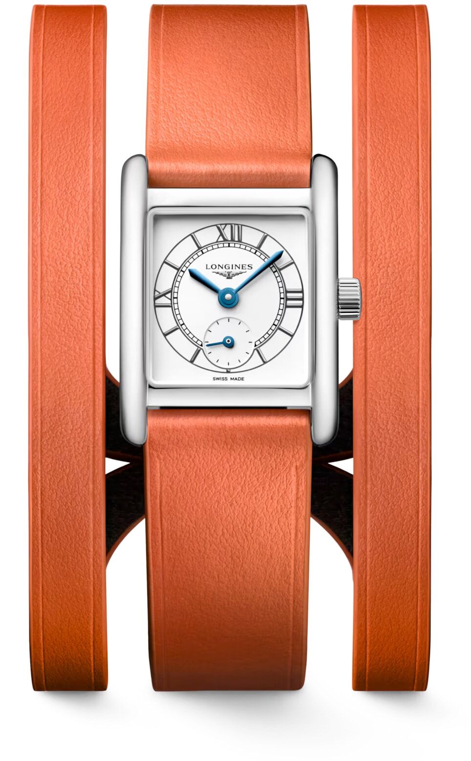 Longines L5.200.4.75.8 Mini Dolcevita Silver Dial on Strap