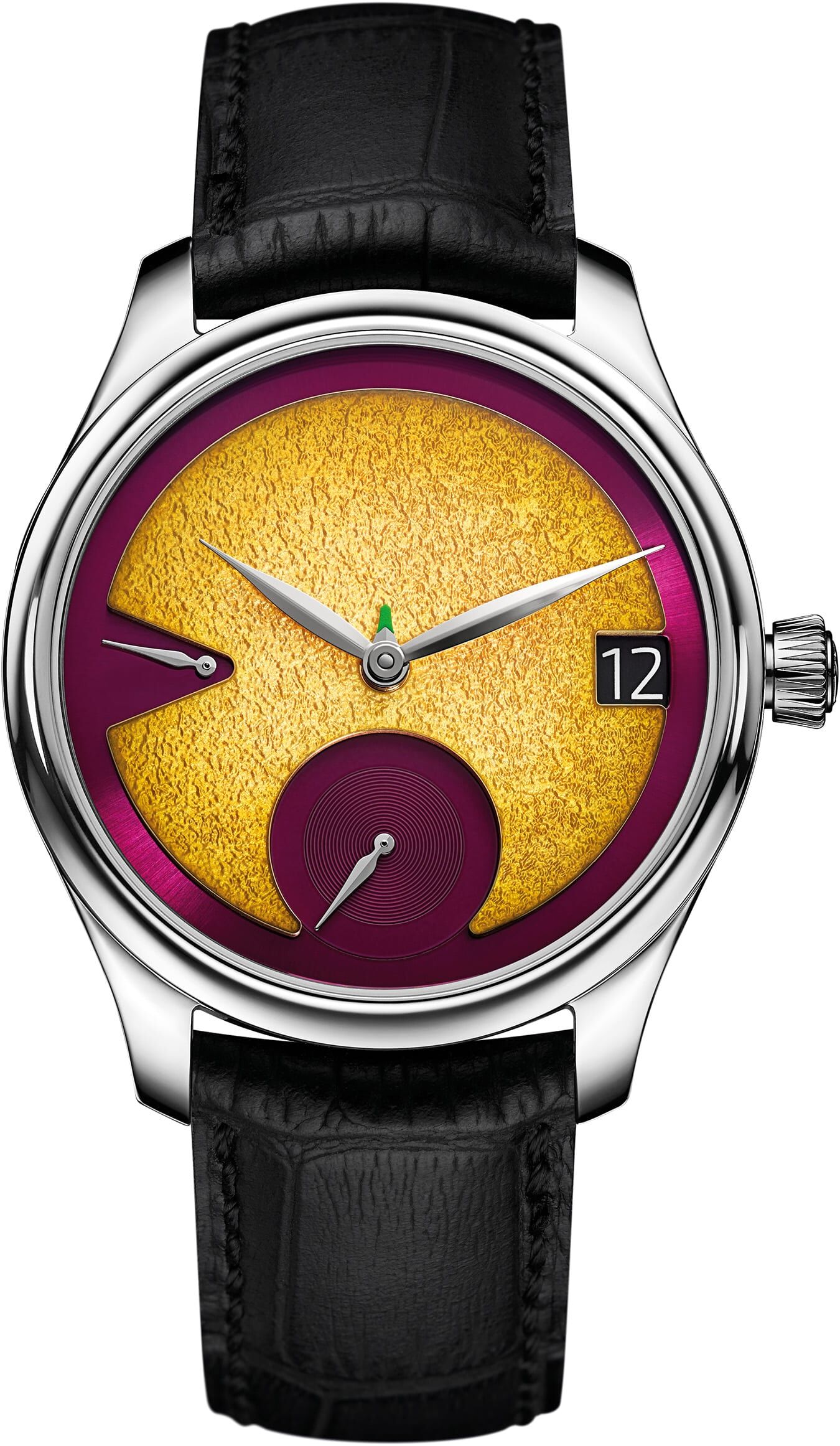 H. Moser & Cie. x Studio Underd0g 1800-1200 03PFB Endeavour Perpetual Calendar "Passion Fruit" SET