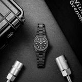 Nivada Grenchen 68004A77 F77 Black Ceramic Braided on Bracelet image 8 thumbnail