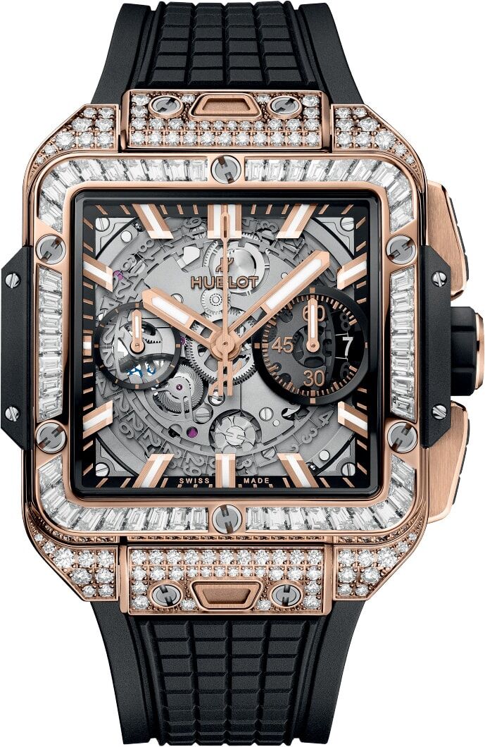 Hublot 821.OX.0180.RX.0904 Square Bang Unico King Gold Jewellery 42mm