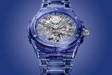 Hublot 455.JL.0120.JL Integrated Tourbillon Full Blue Sapphire 43mm image 6 thumbnail
