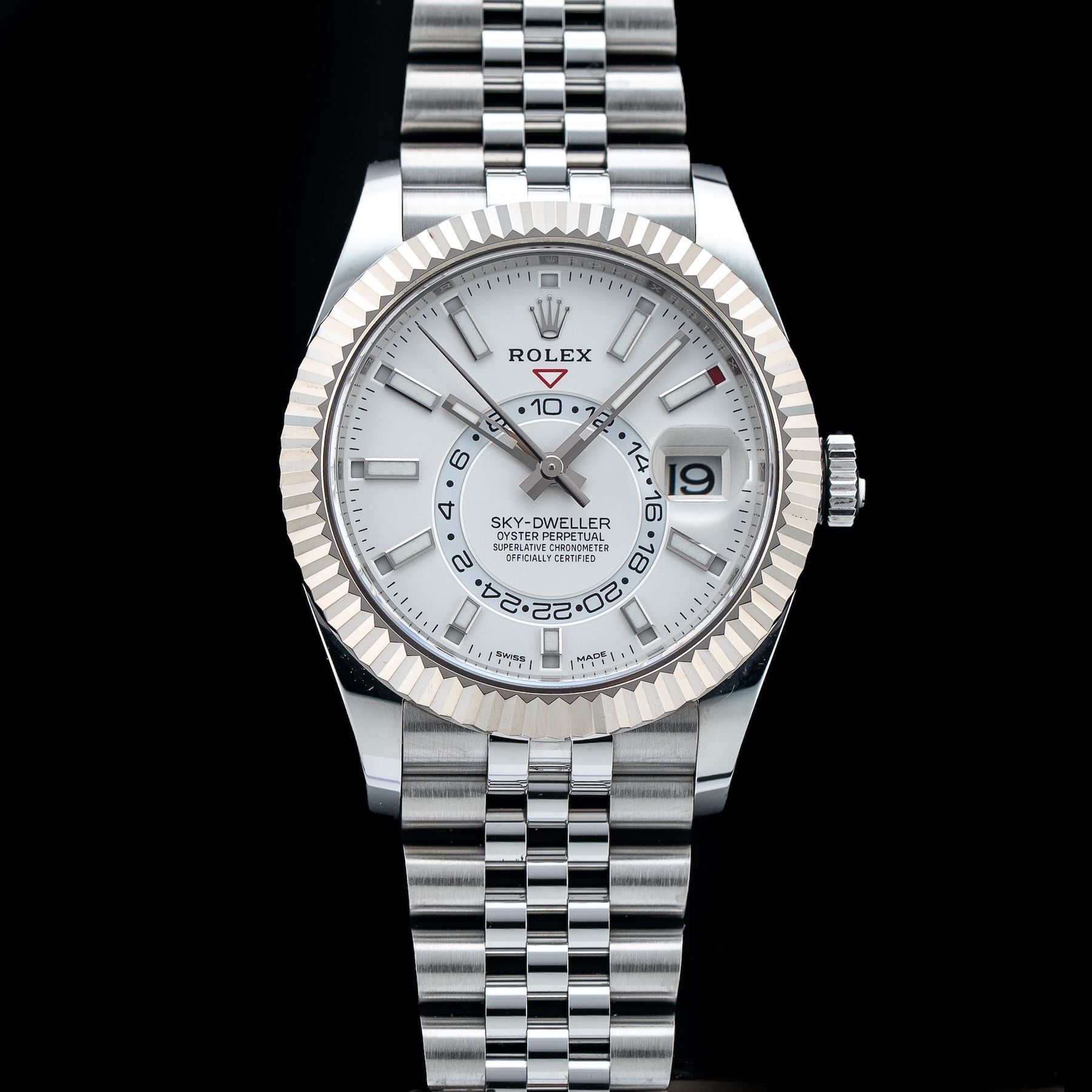 Rolex 326934 SkyDweller White Dial