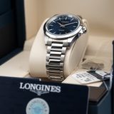Longines L3.720.4.92.6 Conquest Sunray Blue on Bracelet image 8 thumbnail