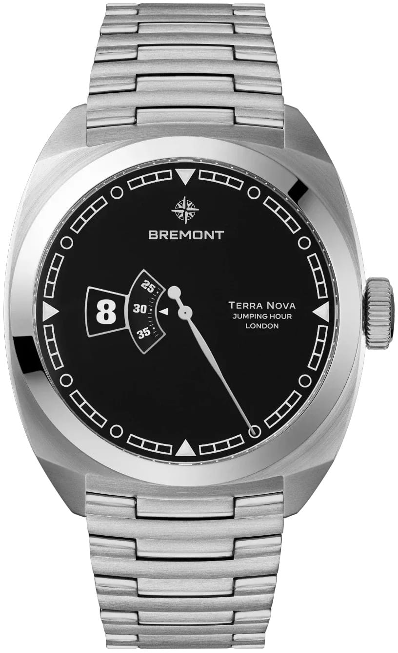 Bremont TN40-JH-SS-BK-B Terra Nova Jumping Hour On Bracelet