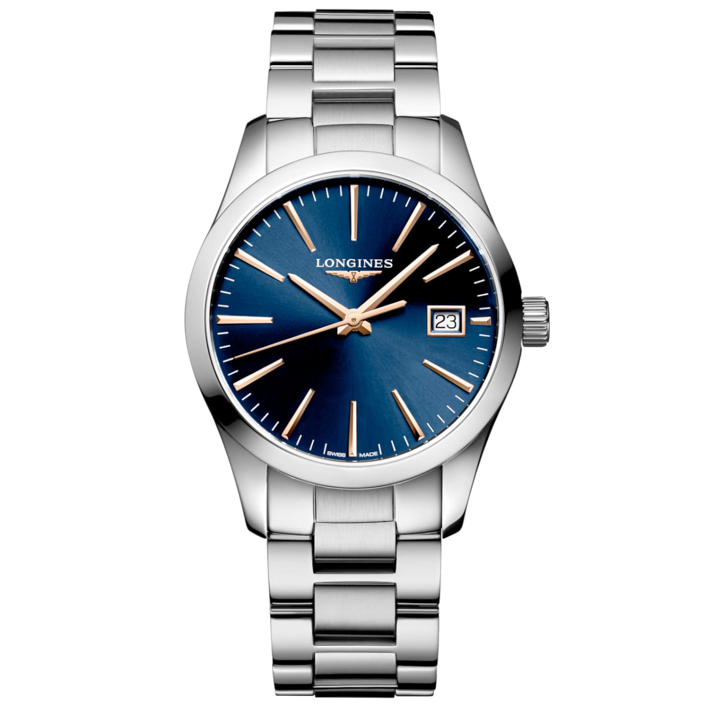Longines Conquest Classic Blue Dial 34 mm L2.386.4.92.6