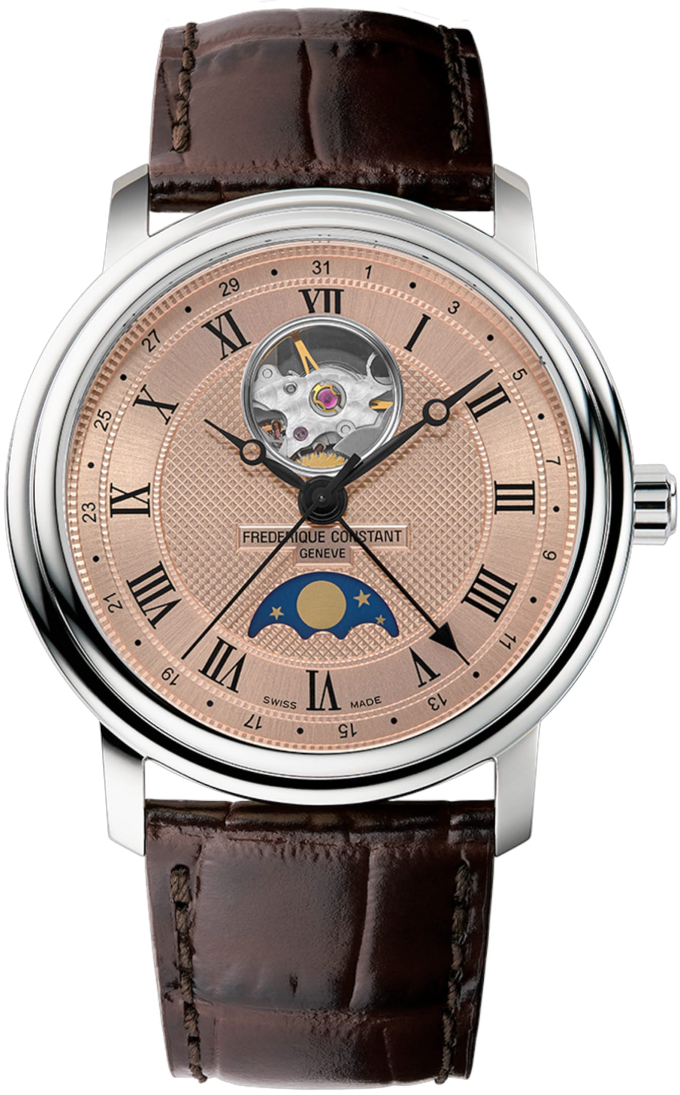 Frederique Constant FC-335MCSALB4P26 Classics Heart Beat Moonphase Date 40mm