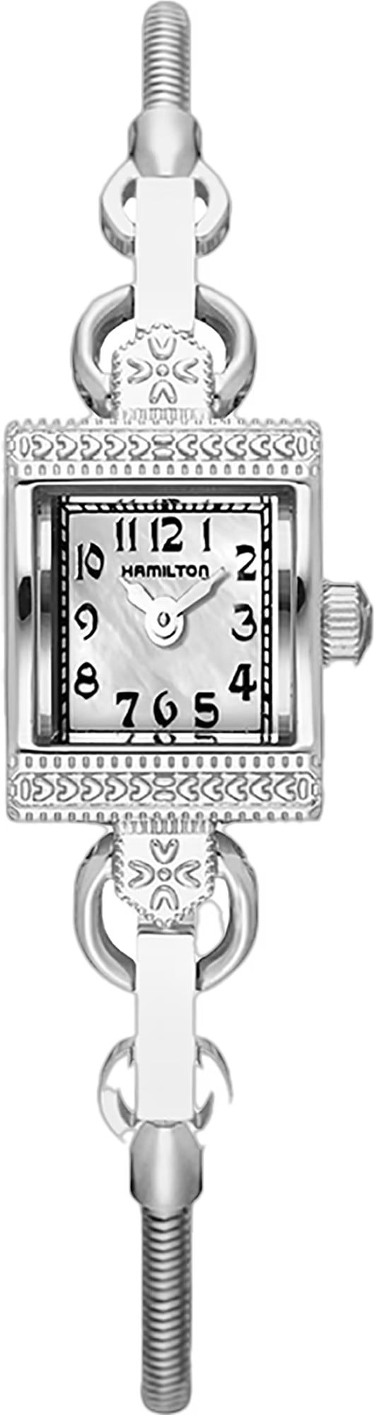 美品◎ハミルトンHAMILTONレディース腕時計スクエア タイムレスクラシック Hamilton H31271113 American Classic Lady Hamilton Vintage Quartz