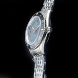 Nivada Grenchen 32077A04 Aquamar Grey On Beads of Rice Bracelet image 3 thumbnail