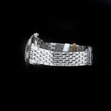 Nivada Grenchen 32077A04 Aquamar Grey On Beads of Rice Bracelet image 5 thumbnail