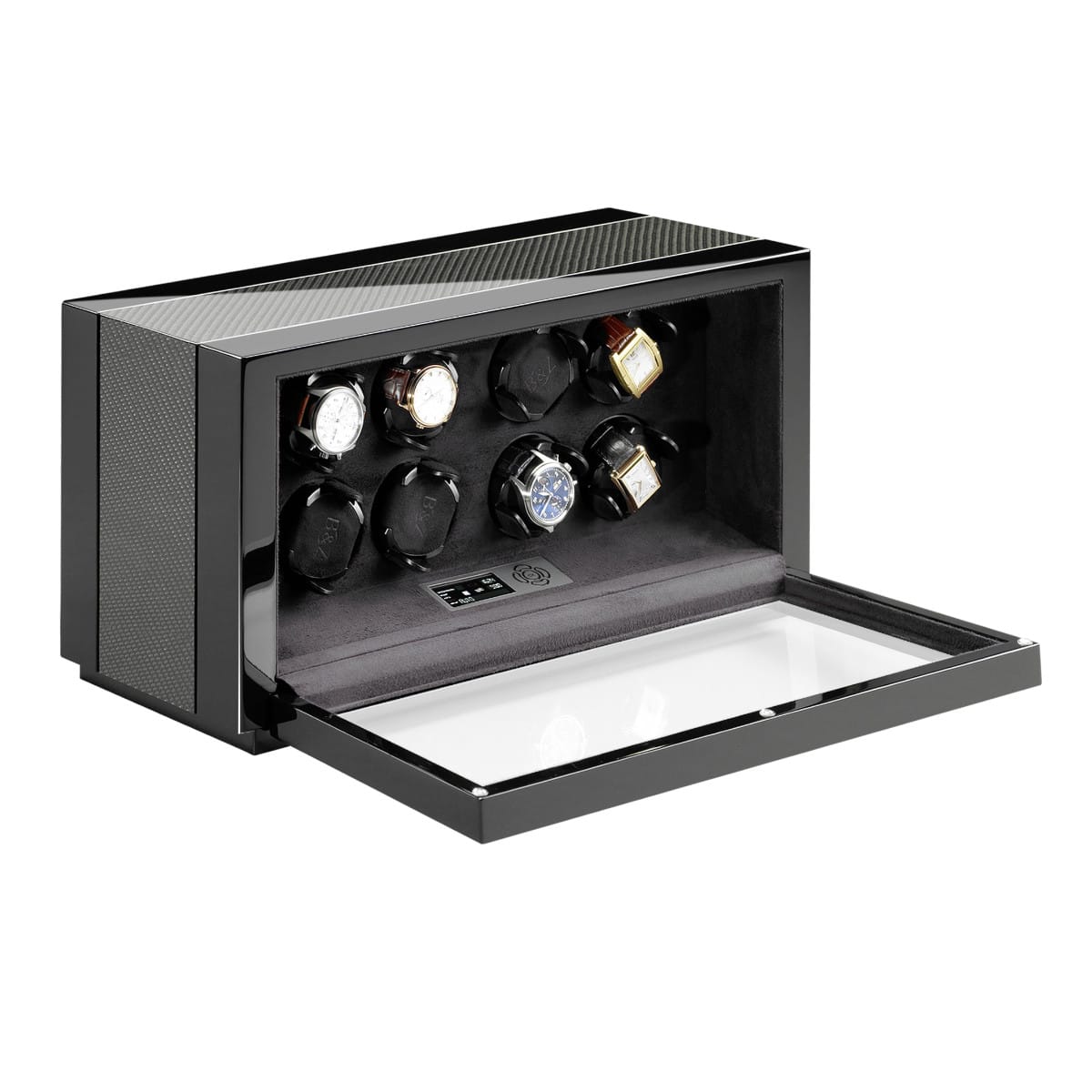 Buben & Zorweg VANTAGE 8 Carbon High Gloss Watch Winder