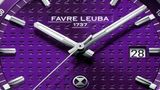 Favre Leuba 00.20102.102.07.307 Chief Date Purple Dial on Strap image 6 thumbnail