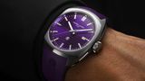 Favre Leuba 00.20102.102.07.307 Chief Date Purple Dial on Strap image 9 thumbnail