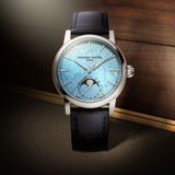 Frederique Constant FC-716TU3H6 Classic Moonphase Date Manufacture Turquoise Limited Edition image 6 thumbnail