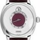 Fears BS240.500A.011.022 Brunswick 40.5 Jump Hour 'Barleycorn Plum' On Strap image 0 thumbnail